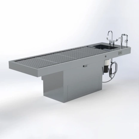 AUTOPSY TABLE - Pedestal Autopsy Table, Elevating & Rotating – 1036-48-MG