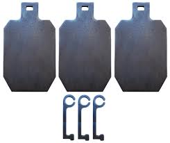 Steel Target - Humun Torso Front 26 x 18 " with Stand